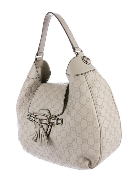 Gucci guccissima hobo bag